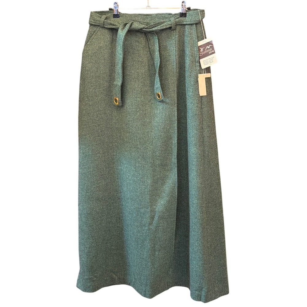 Vintage Summit of Boston Walker Skirt Dark Academia Cottagecore Heritage Woolen